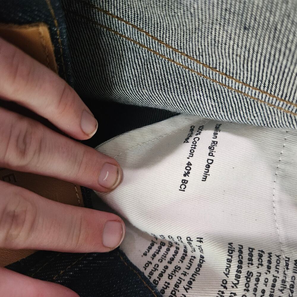 FRAME Le Italien True Straight Jeans 26 Italian Denim Quiet Luxury Minimalist - Picture 10 of 11